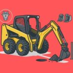 Skid Steer Backhoe Attachment for Spot Digging