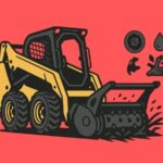 Skid Steer Forestry Mulcher for Heavy Brush